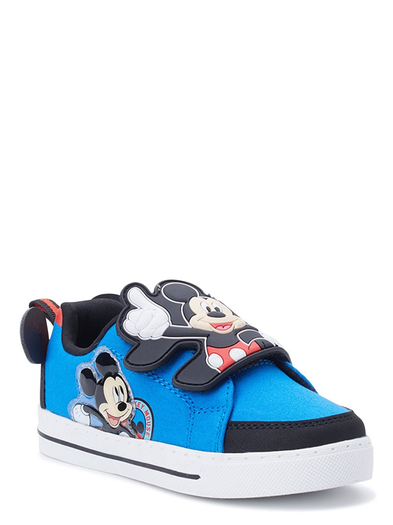 Mickey Mouse Toddler Boys Casual Skate Sneakers, Sizes 7-12 | Walmart (US)