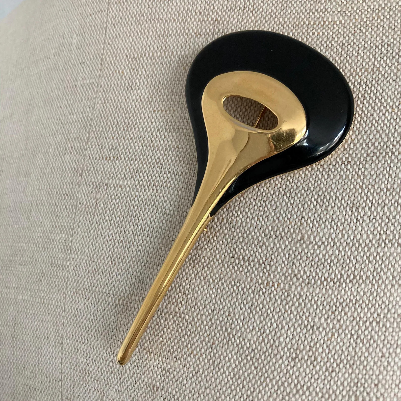 1980s Large Monet Stylized Brooch - Etsy Canada | Etsy (US)