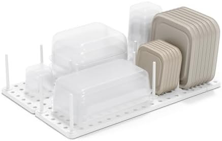 Peggy Kitchen Drawer Cupboard Organizer Tray - Adjustable Storage System For Food Containers, Coo... | Amazon (US)