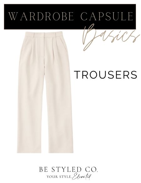 Capsule wardrobe / trousers / pants  / work looks / work pants 

#LTKFind #LTKworkwear #LTKstyletip