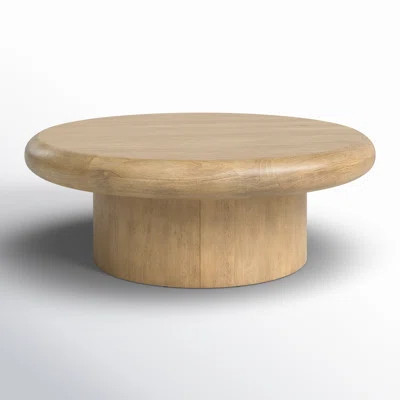 Arwin Solid Wood Pedestal Coffee Table | Wayfair North America