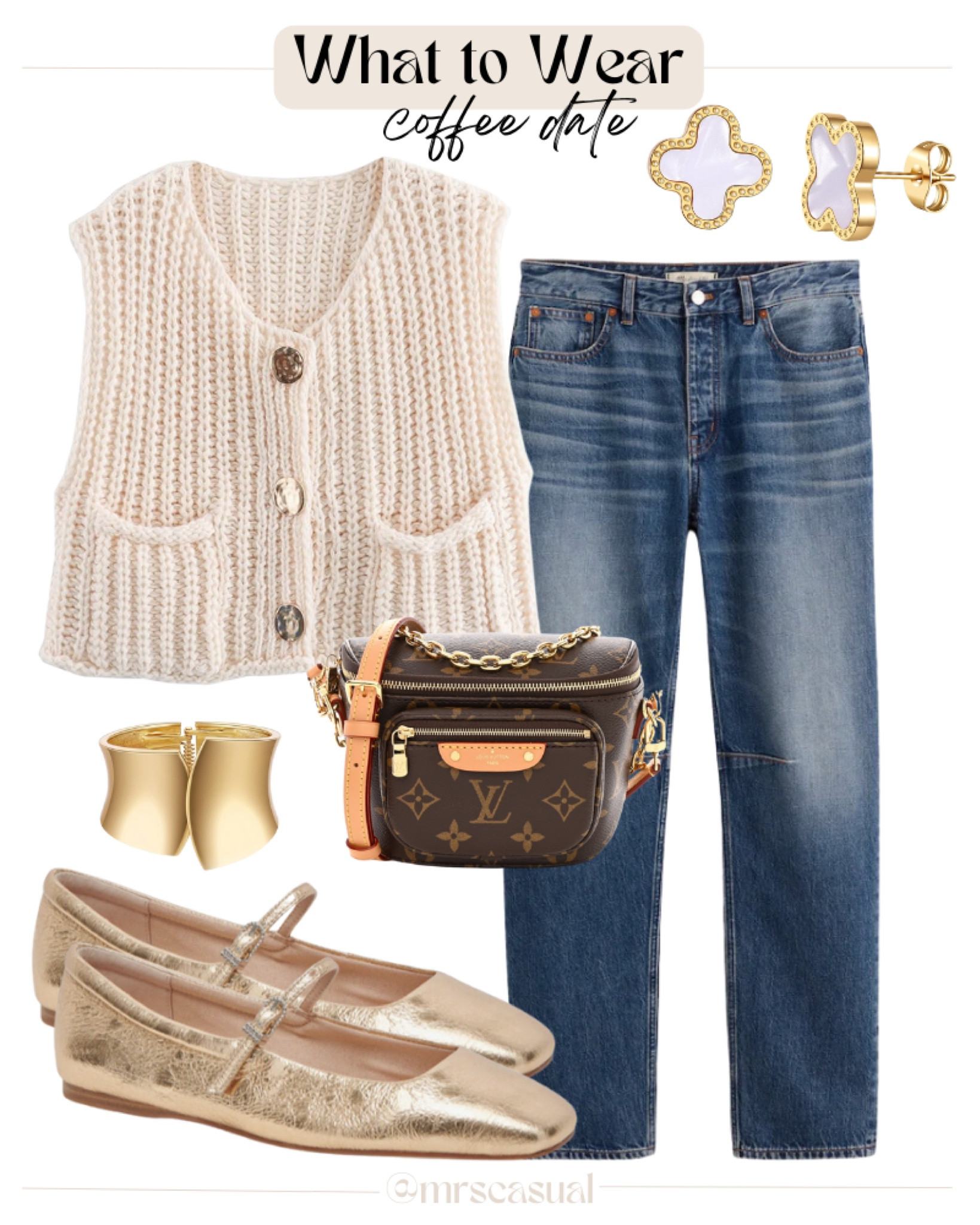 New Madewell barrel jeans styled for a casual coffee date! Loving this Amazon sweater vest! 

#LTKOver40 #LTKFindsUnder100 #LTKSeasonal