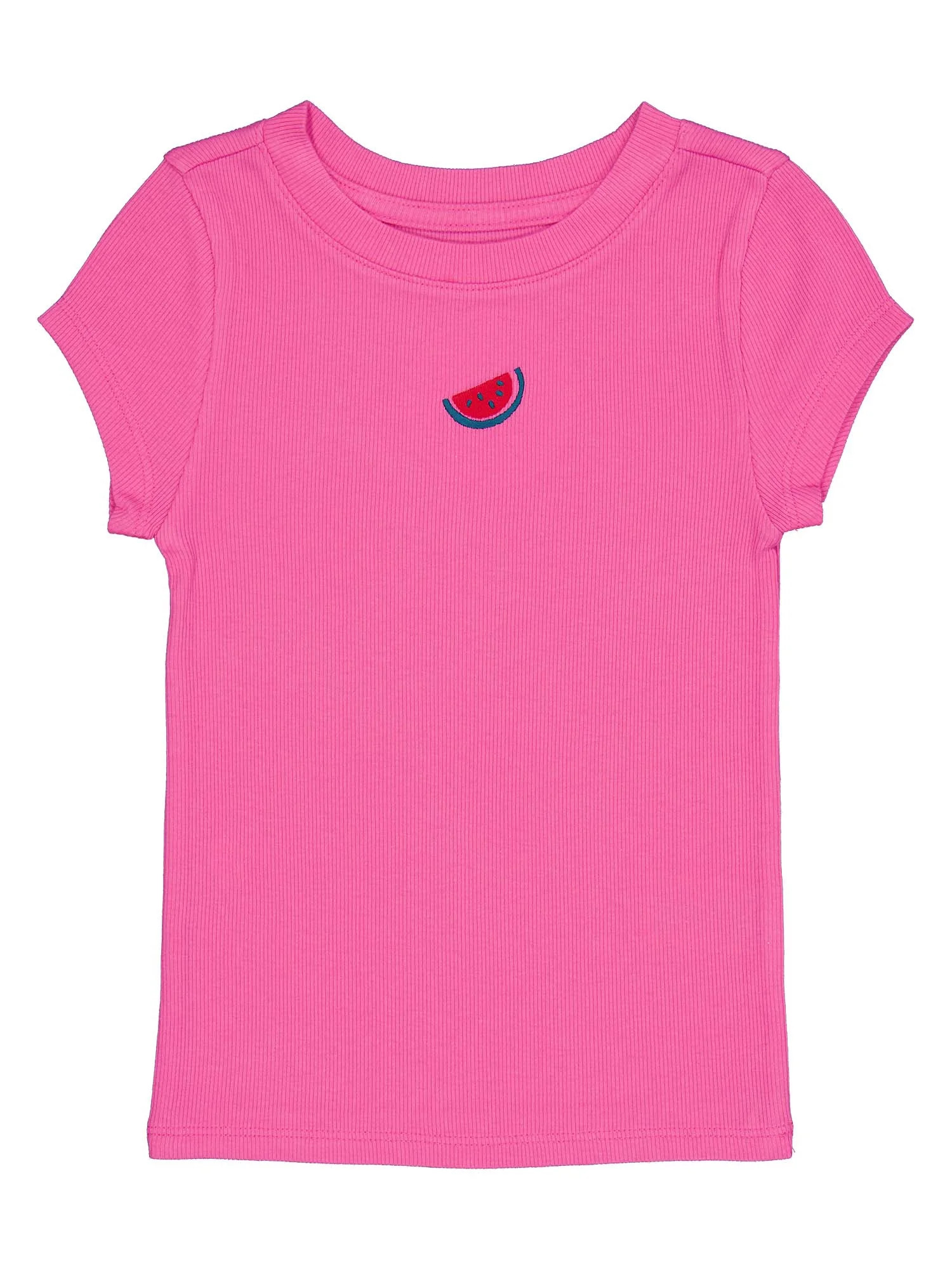 Wonder Nation Short Sleeve Fashion Knit Tee, Sizes 4-18 - Walmart.com | Walmart (US)