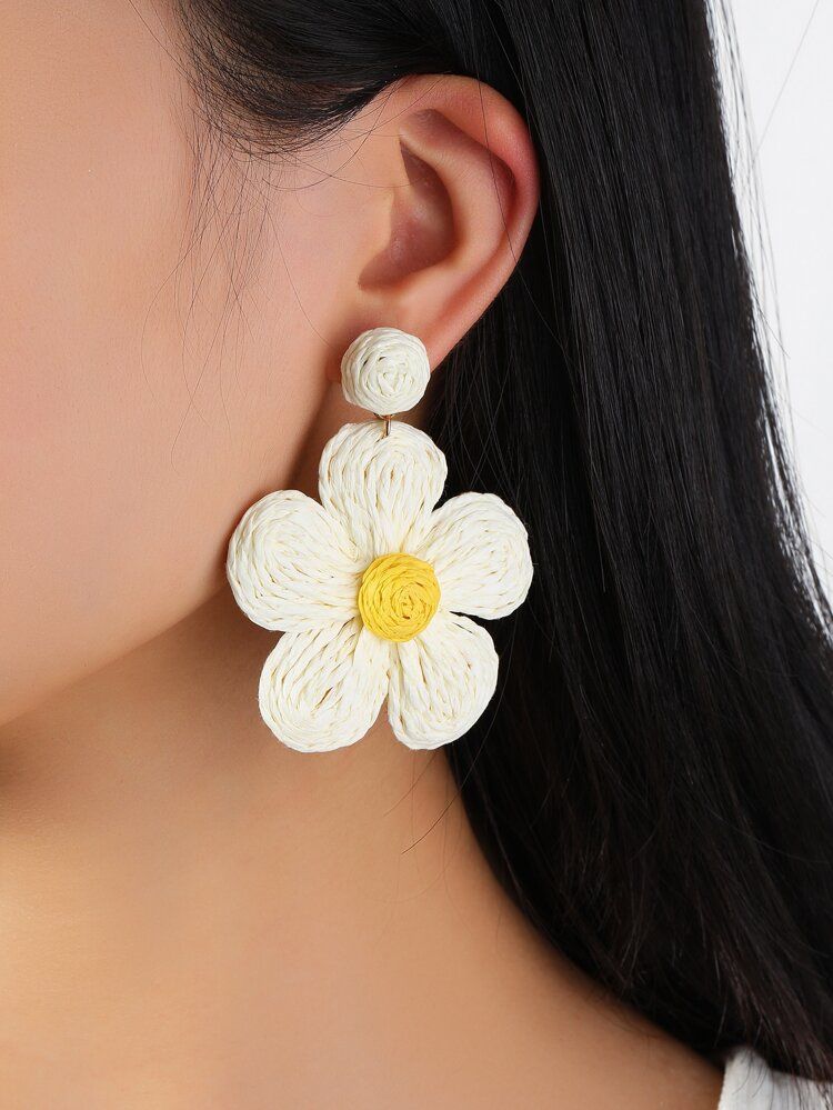 Flower Drop Earrings | SHEIN