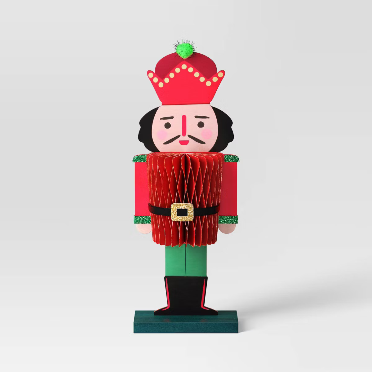 Honeycomb Christmas Decorative Nutcracker - Wondershop™ Red | Target