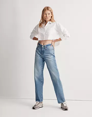 Madewell x Donni Low-Rise Loose Jeans in Mathison Wash | Madewell