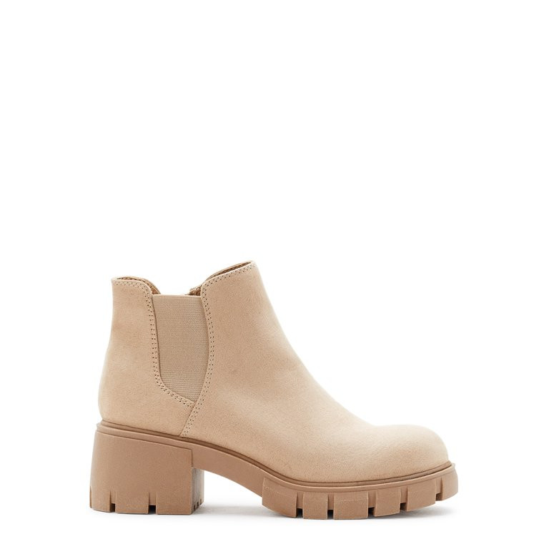 Madden NYC Women's Lug Sole Chelsea Booties | Walmart (US)
