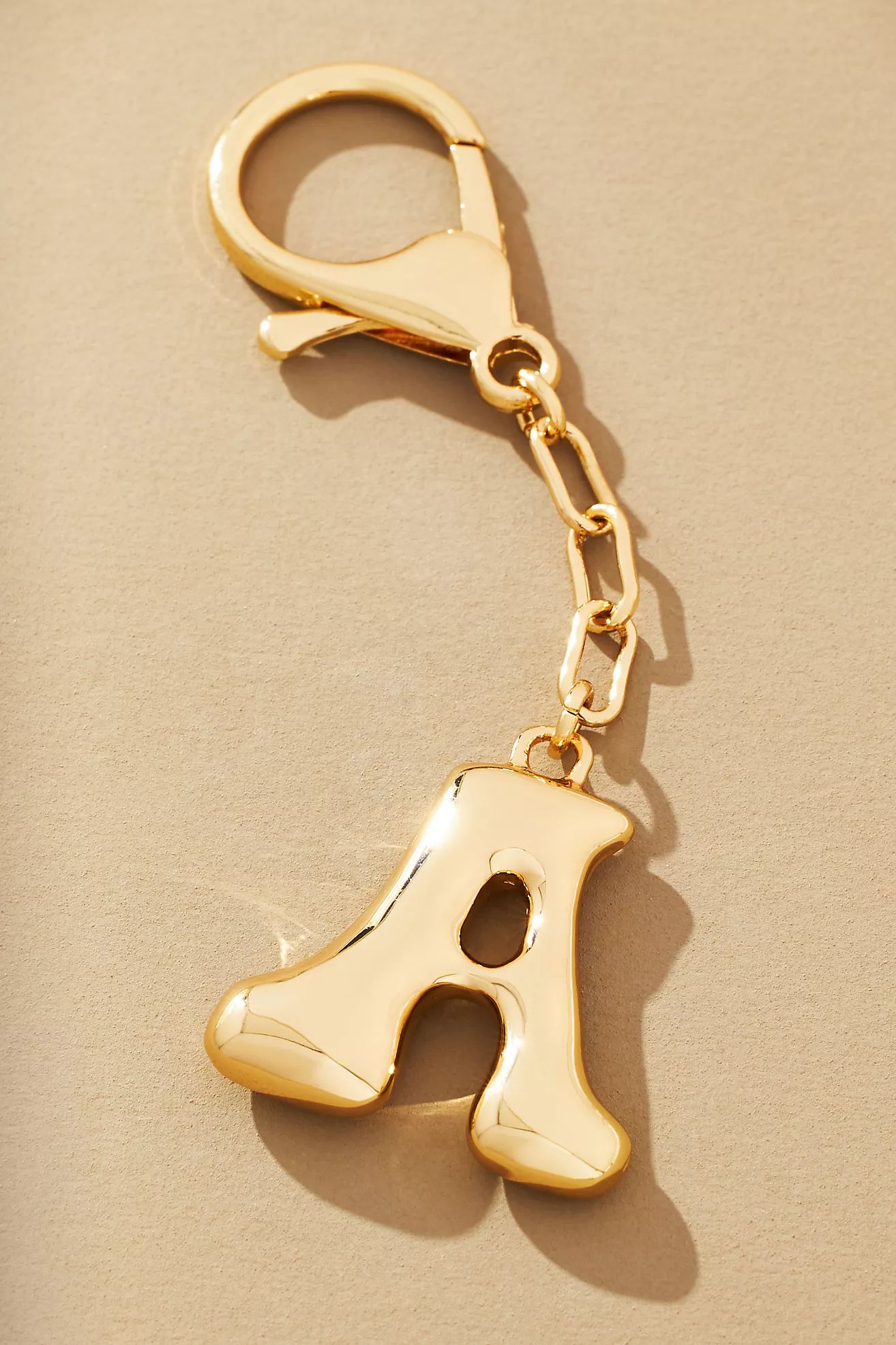 Bubble Letter Monogram Bag Charm | Anthropologie (US)