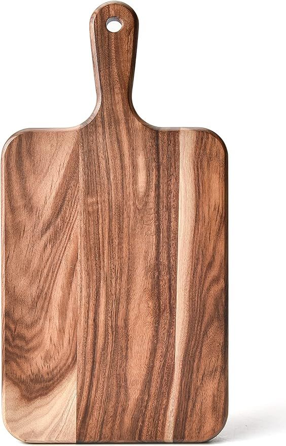 Acacia Wood Cutting Board - Wooden Kitchen Chopping Boards for Meat, Cheese, Bread, Vegetables &F... | Amazon (US)