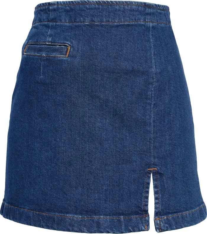 Freda High Waist Organic Cotton Stretch Denim Miniskirt | Nordstrom
