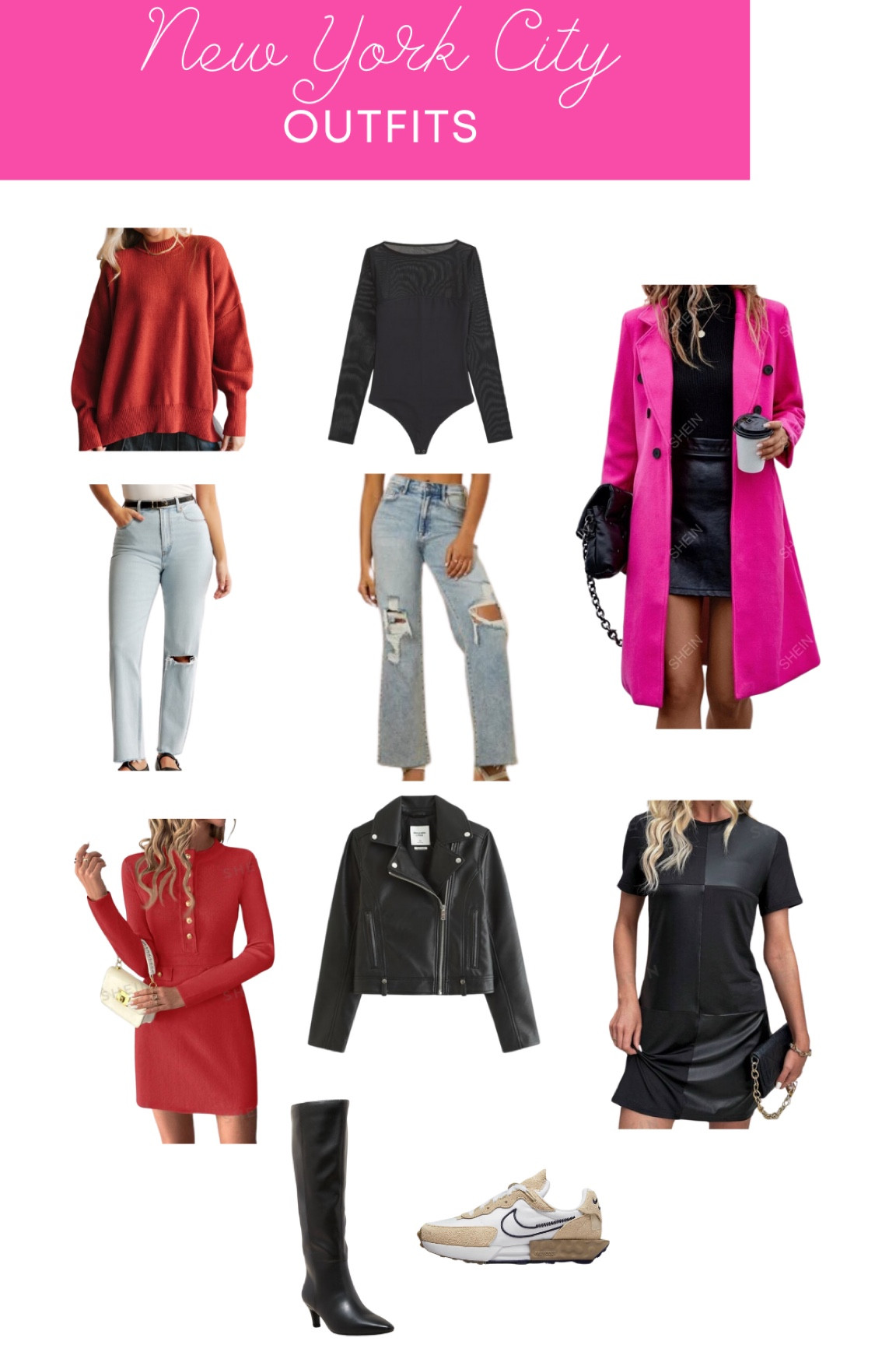 Big Apple fashion on a budget. These pieces were perfect for the weather and my itinerary without breaking the bank. Jeans size 28, shoes size 8 and all other items size medium. 

#LTKStyleTip #LTKWorkwear #LTKTravel