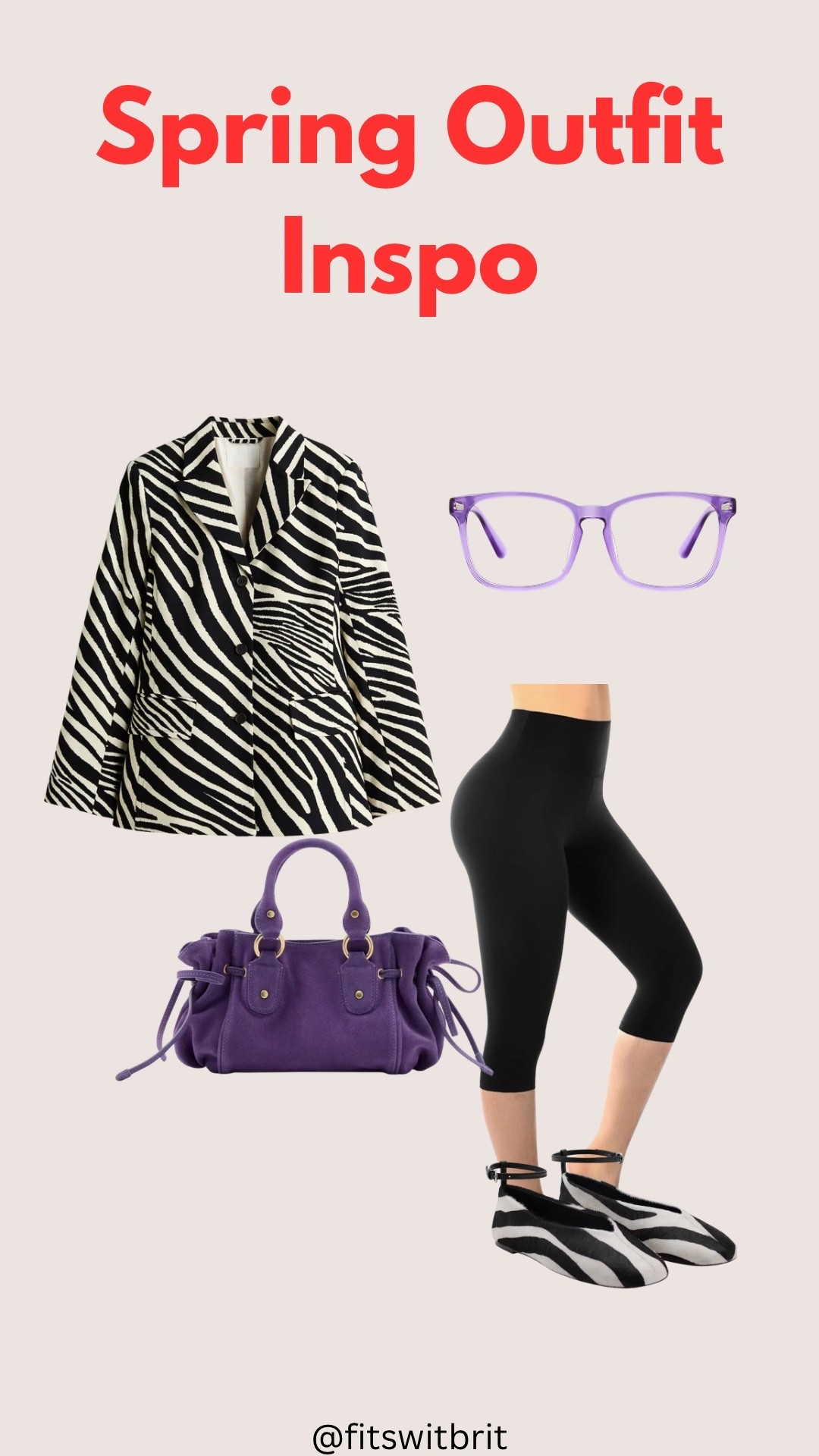 Spring Outfit Inspo for drinks. 

Zebra blazer, capri pants, zebra ballet flats.

#LTKootd