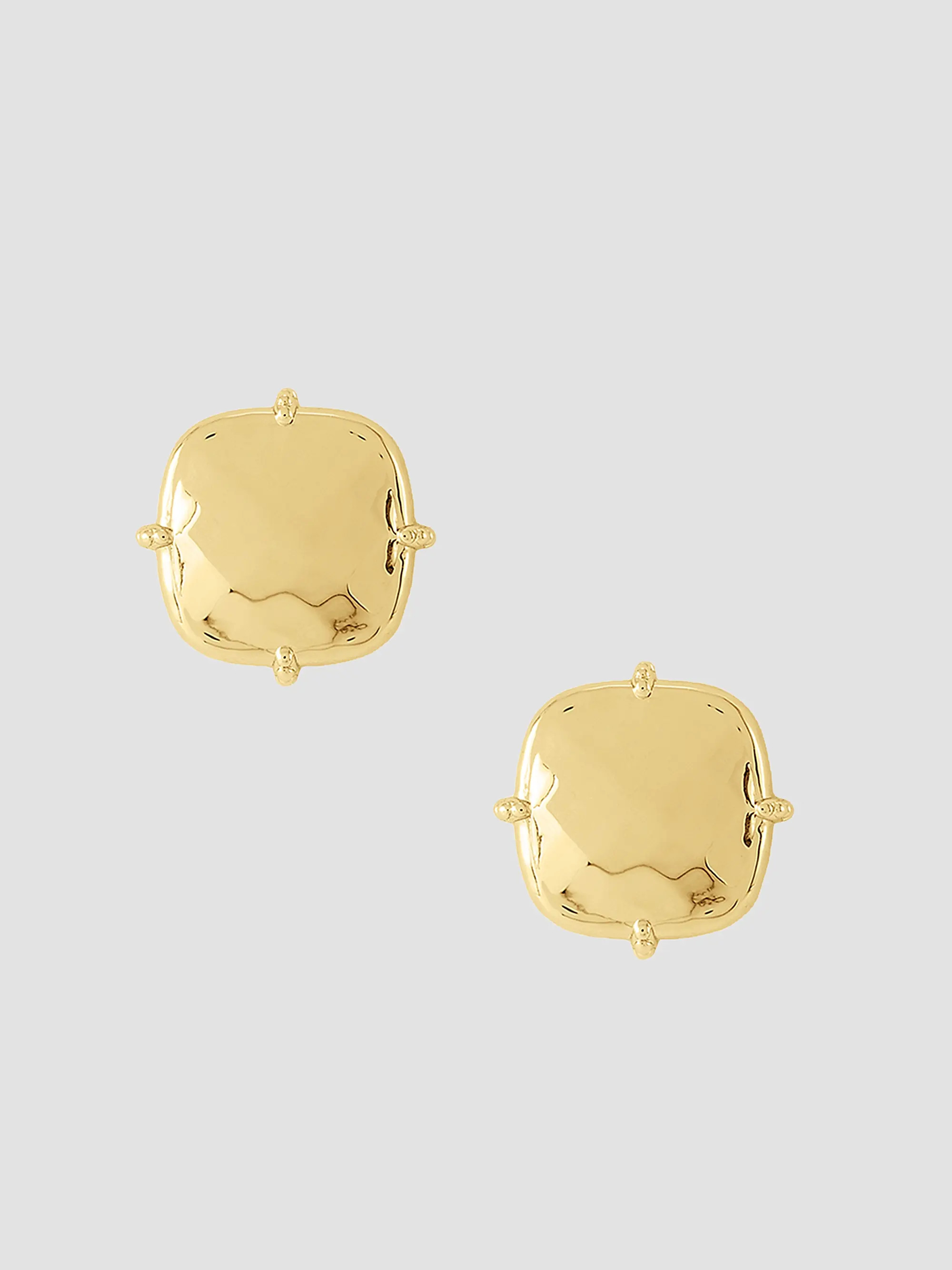 Farrier 18K-Gold-Plated Cushion Stud Earrings | Saks Fifth Avenue
