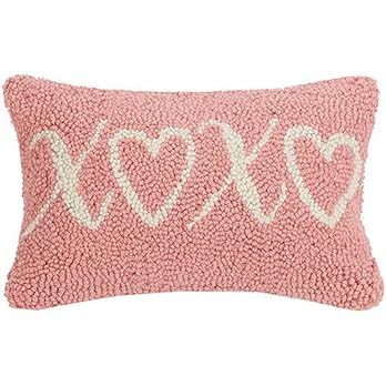 Peking Handicraft 30JES1584C12OB XOXO Hook Pillow, 12-inch Length | Amazon (US)