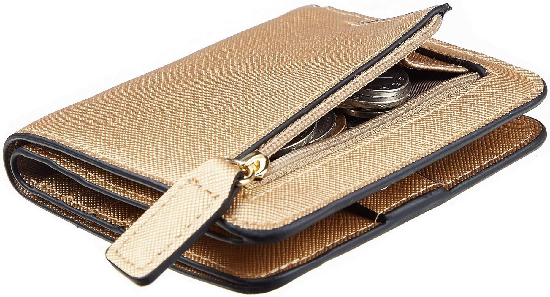 Toughergun Womens Rfid Blocking Small Compact Bifold Luxury Genuine Leather Pocket Wallet Ladies ... | Amazon (US)