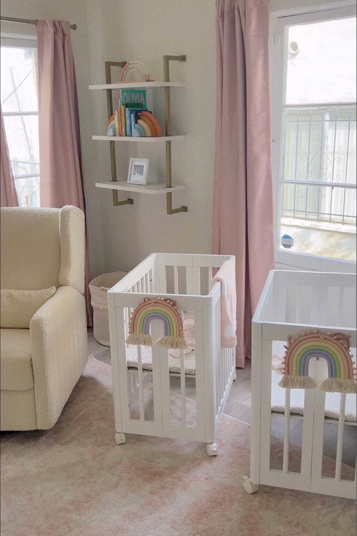 Twin Nursery Reveal 👶🏼👶🏼💗💕🤰🏼

#LTKbaby #LTKbump #LTKhome