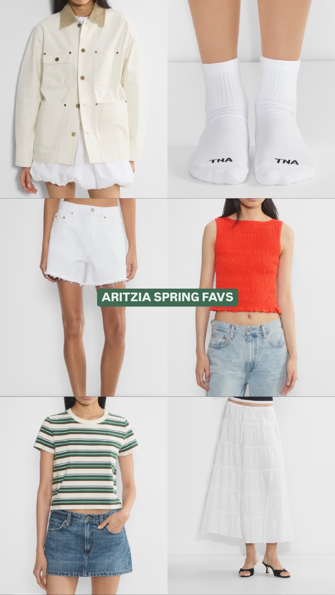 Aritzia spring favs!!! Lots of good shorts, tees & my fav socks I wear ever day! 

#LTKspring #LTKcanada #LTKstyletip