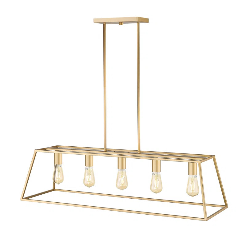 Hentges 5 - Light Kitchen Island Linear Pendant | Wayfair North America