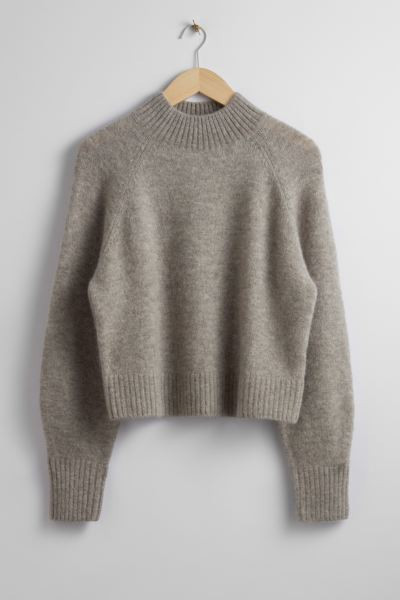 Mock Neck Wool Jumper | H&M (UK, MY, IN, SG, PH, TW, HK)