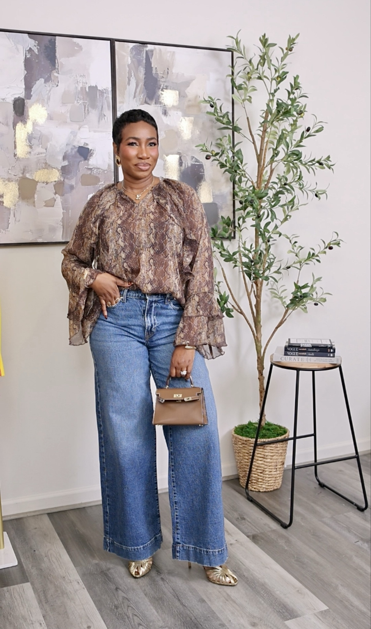 JCPenney Fall Fashion… Another top I’m loving, from the print to the boho style sleeves. Paired it the same jeans. 
Size medium top
Size 8 jeans (size up for a relaxed fit)


#LTKStyleTip #LTKSaleAlert #LTKSeasonal