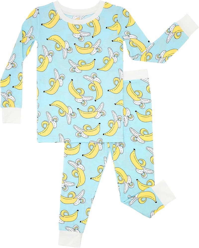 Little Sleepies Two-Piece Pajama Set for Boys & Girls, Soft Viscose from Bamboo Toddler Pajamas f... | Amazon (US)