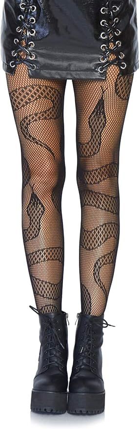 Leg Avenue womens Dark Alternative Animal Fishnet Tights | Amazon (US)