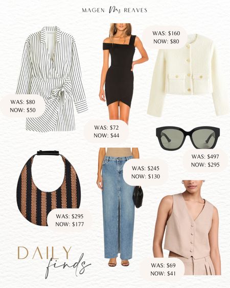 Sunday Sales - Gucci sunglasses - blazer vest - tweed jacket - summer dress - summer bag - denim skirt 

#LTKsalealert