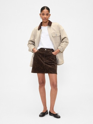 Corduroy Mini Skirt | Gap Factory