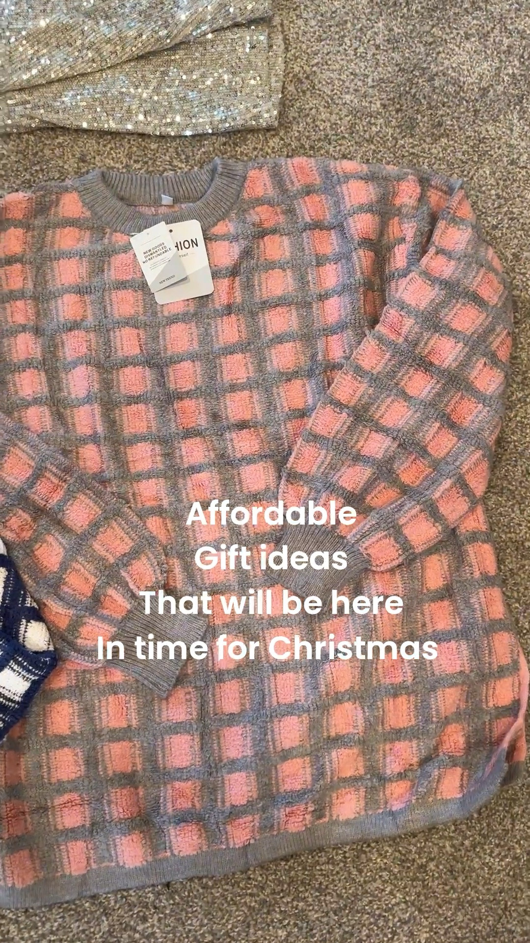 Affordable gifts to give that will be here in time for Christmas 🎁

These Checkered pullover crew neck sweaters, that feel like Chenille. So soft, come in several color combos and several sizes.

In stock and ship FAST! 

I am giving 4 of these this Christmas🎁🎁🎁

Sweater season/ winter outfits 
Cute with jeans 

#LTKGiftGuide #LTKSaleAlert #LTKFindsUnder50