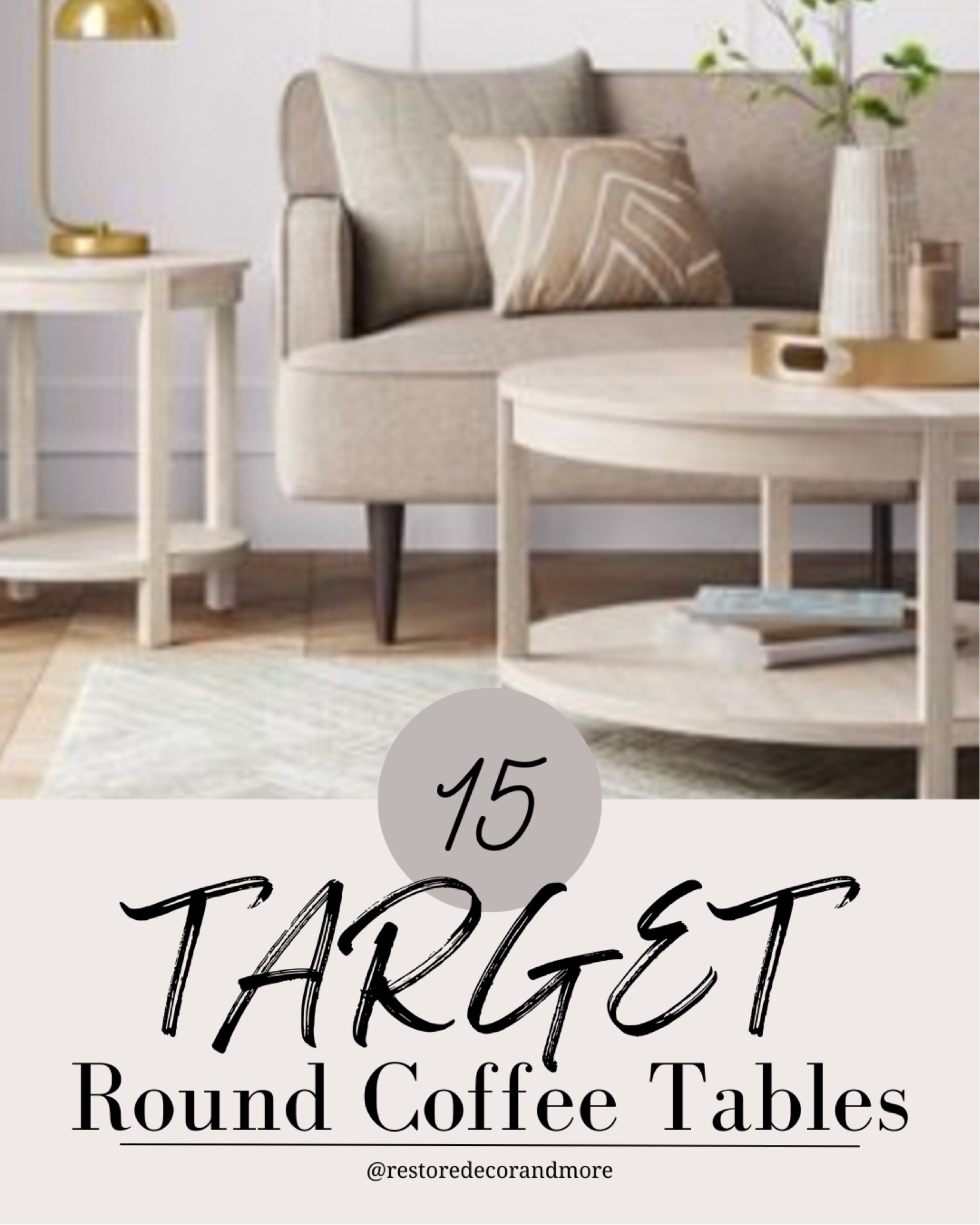 Target wooden best sale coffee table