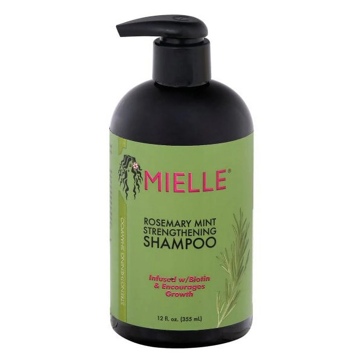 Mielle Rosemary Mint Nourishing Strengthening Daily Shampoo with Biotin, 12 fl oz, All Hair Types | Walmart (US)