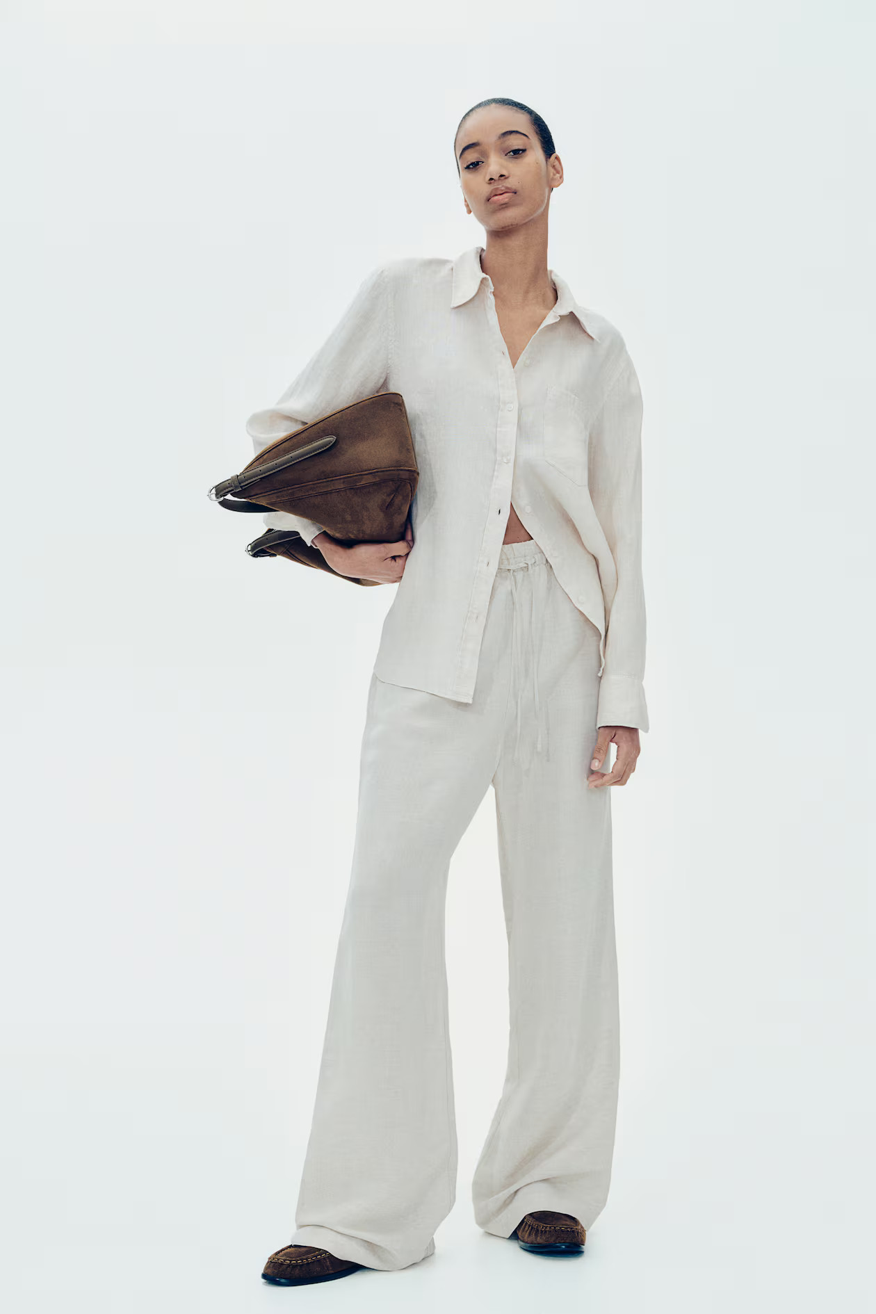 Linen-Blend Pants | H&M (US + CA)