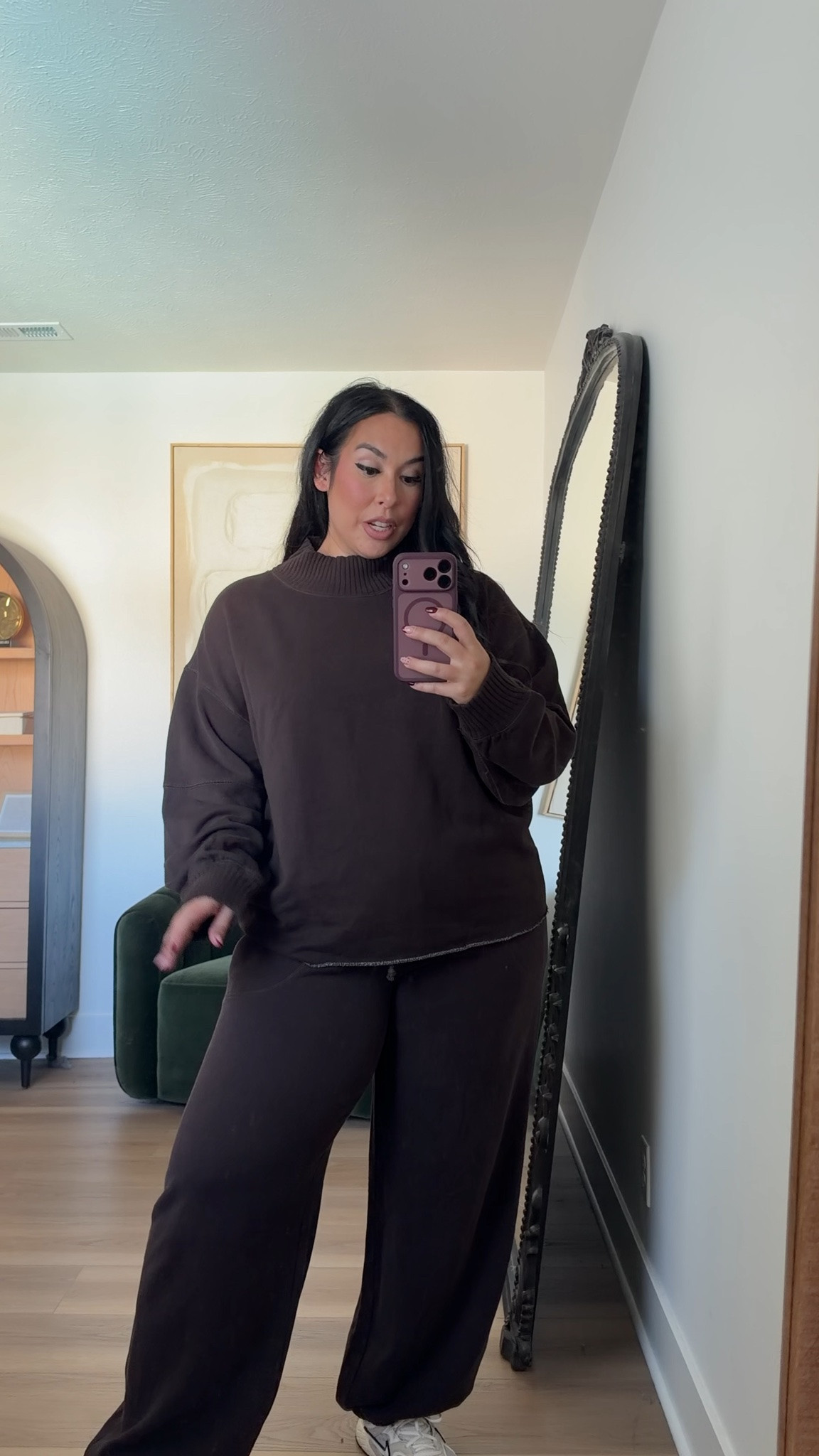 How good is this set?! I like that you can wear the pieces individually or together. Wearing an XL on the bottom and a L on top. Also, American Eagle is having 40% off all jeans from now until Monday! Midsize, midsize fashion, fall, fall fashion, american eagle, aerie, sale 

 #LTKSeasonal #LTKMidsize