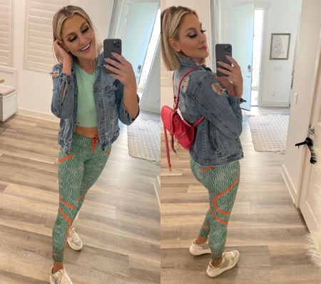 This Adidas set is my fav! I love to pair it with my Golden Gooses & a jean jacket 💚 Unfortunately, my pink See by Chloé bag is no longer in stock, but you should check out the rest of their awesome bags!#LTKCyberweek#LTKfit

#LTKsalealert