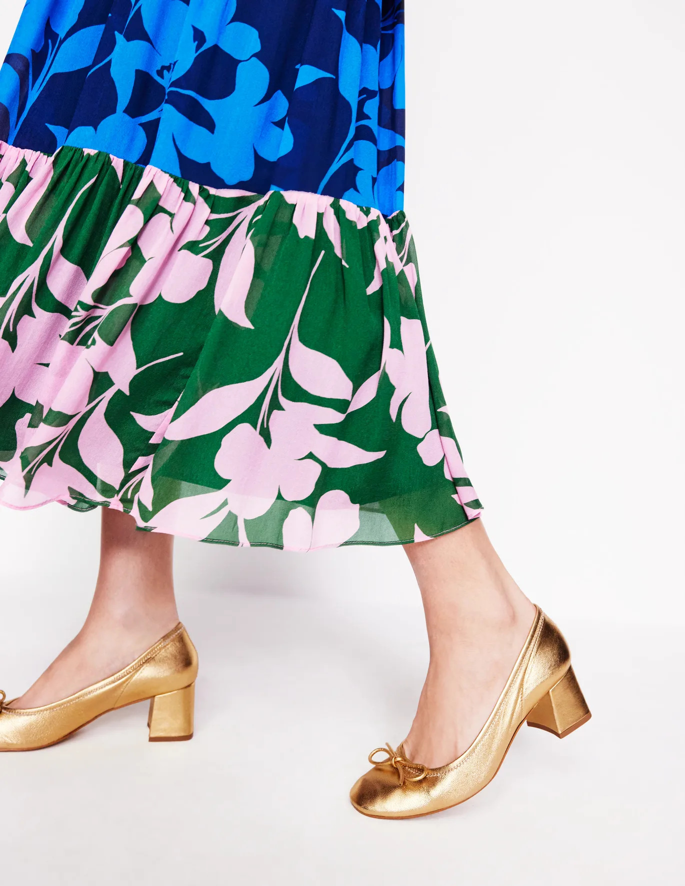 Block Heel Ballet Pumps | Boden (US)