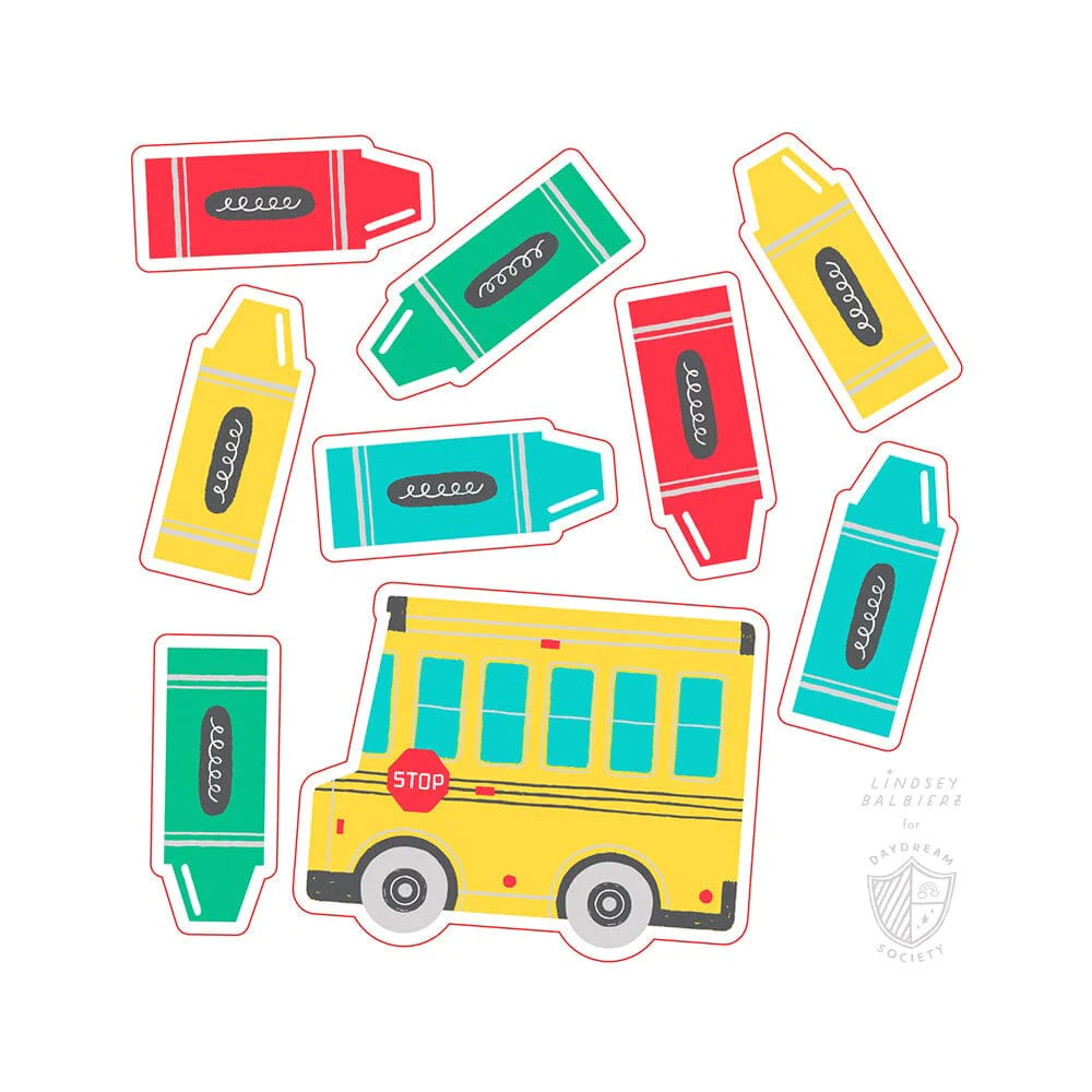 School Days Sticker Set | Shop Sweet Lulu