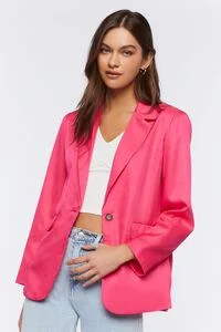 Notched Button-Front Blazer | Forever 21 (US)