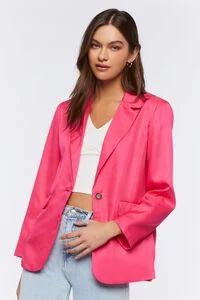 Notched Button-Front Blazer | Forever 21 | Forever 21 (US)
