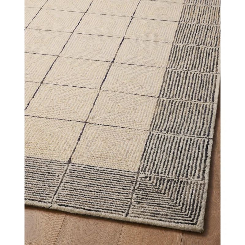 Chris Loves Julia x Loloi Francis Collection FRA-02 Cream / Black, Contemporary  Area Rug | Wayfair North America