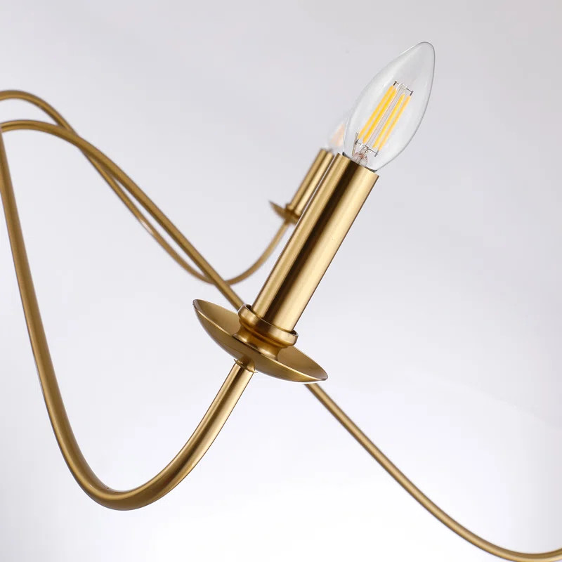 Emaani 6-Light Candle Chandeliers Oversize 64-Inch Large French Chic Style | Wayfair North America