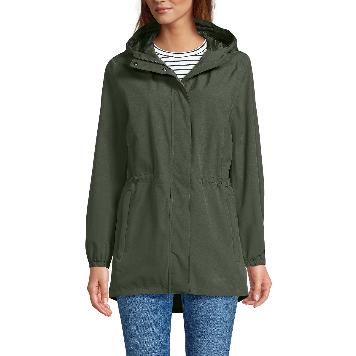 Lands' End Women's Squall Packable Waterproof Raincoat | Target