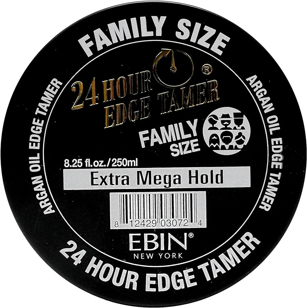 24 Hour Argan Oil Edge Tamer - Extra Mega Hold (8.25oz/ 250ml) - No Flaking, No White Residue, Sh... | Amazon (US)