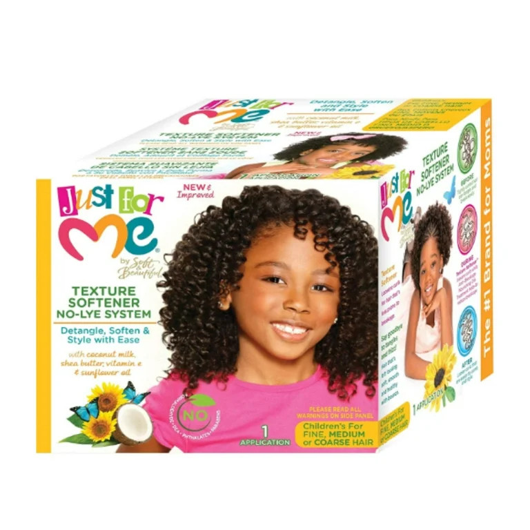 Just For Me Texture Softener System, Detangler, 1 Kit,All Hair Types, Moisturizing | Walmart (US)