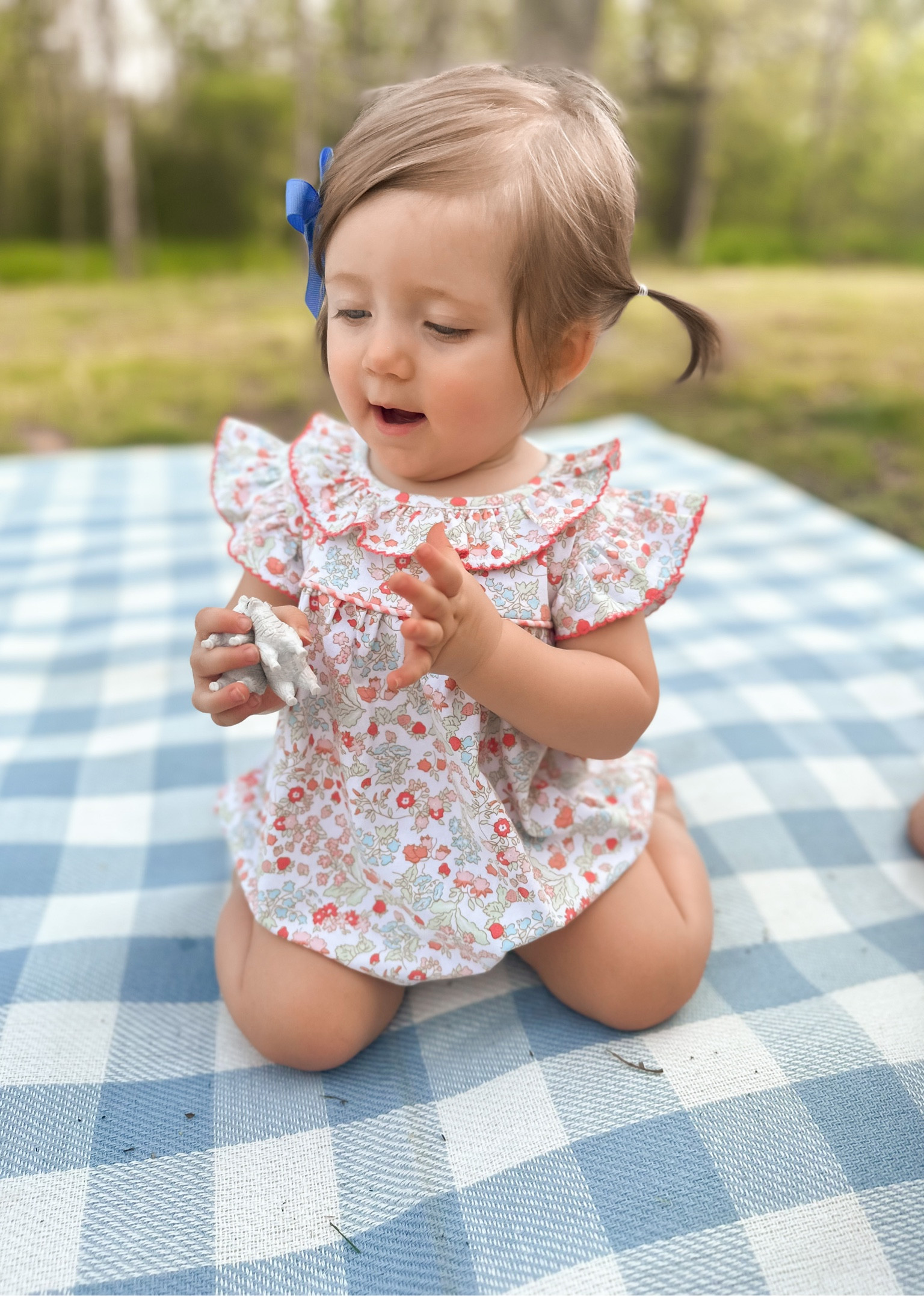 This bubble is just darling! I’m in love with the strawberry print and the detail is lovely! Runs tts. Baby girl spring, baby girl Easter, Easter outfit, Easter outfit baby, Toddler girl outfit, baby clothes, little girl outfit, shrimp and grits kids, preppy baby outfit. Callie Glass @glass_alwaysfull 

#LTKbaby #LTKkids #LTKSeasonal