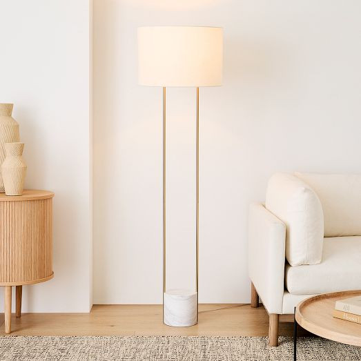 Industrial Outline Floor Lamp (67") | West Elm (US)