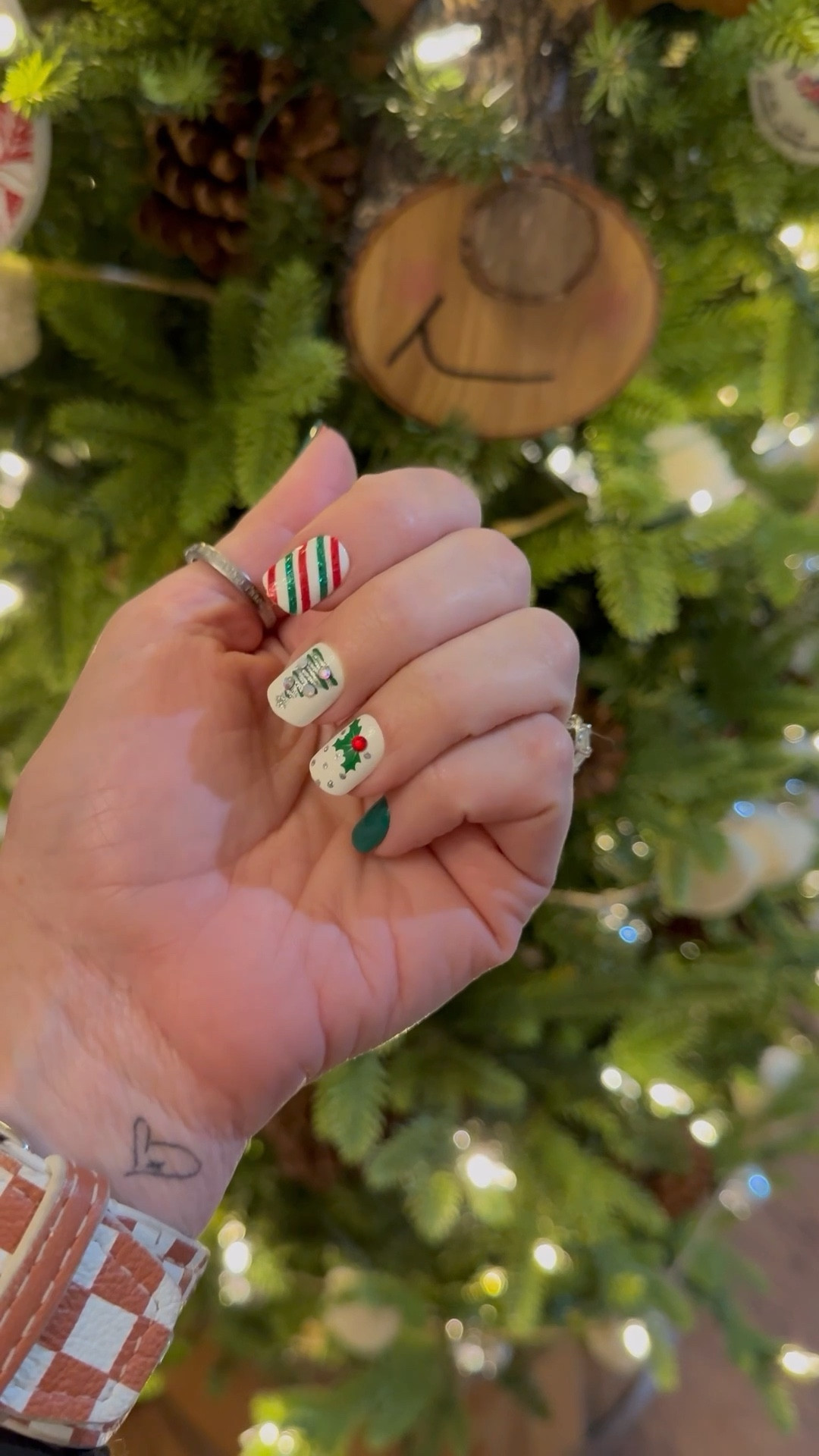 Save time & Money with Love these easy 🎄nails! Holiday nails 

KISS impress nails are perfect for Crazy Busy Mama 

#LTKOver40 #LTKHoliday #LTKBeauty