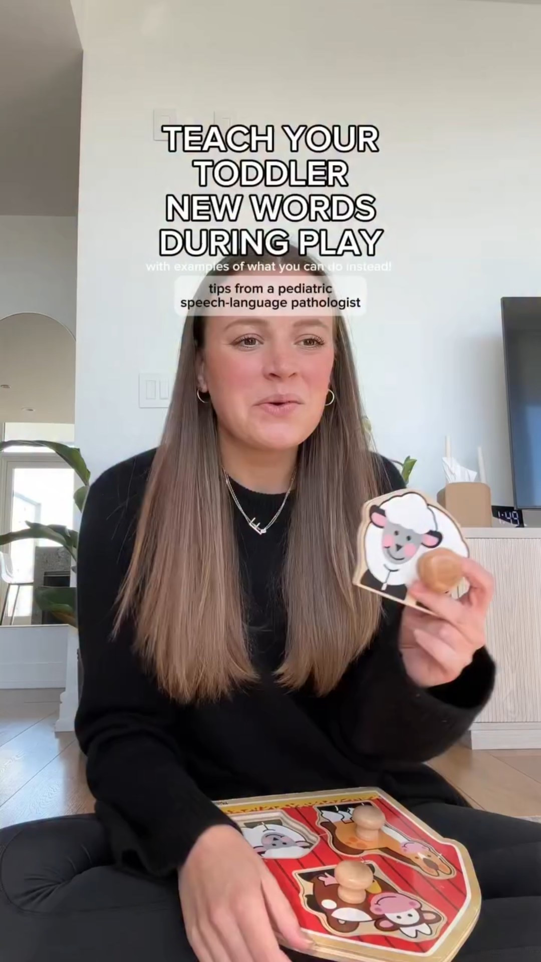 Puzzles in speech therapy 🐴🐮

#LTKKids #LTKBaby #LTKFamily