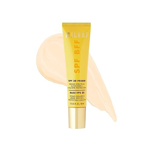Milani Face Primer for Makeup - SPF BFF Primer with Broad Spectrum Sunscreen SPF 30 UVA UVB Protection, 1.0 Fl. Oz | Amazon (US)