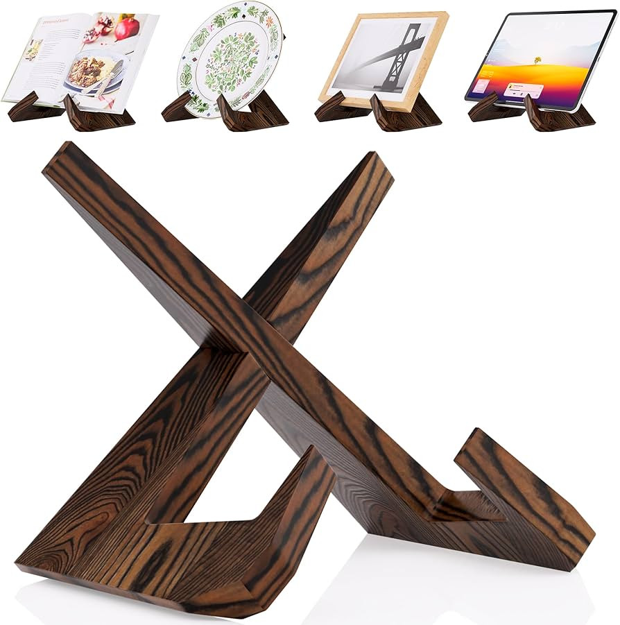 Cookbook Stand for Kitchen, Counter Cook Book Holder, Book Stands Display for Echo Show 15,Echo S... | Amazon (US)
