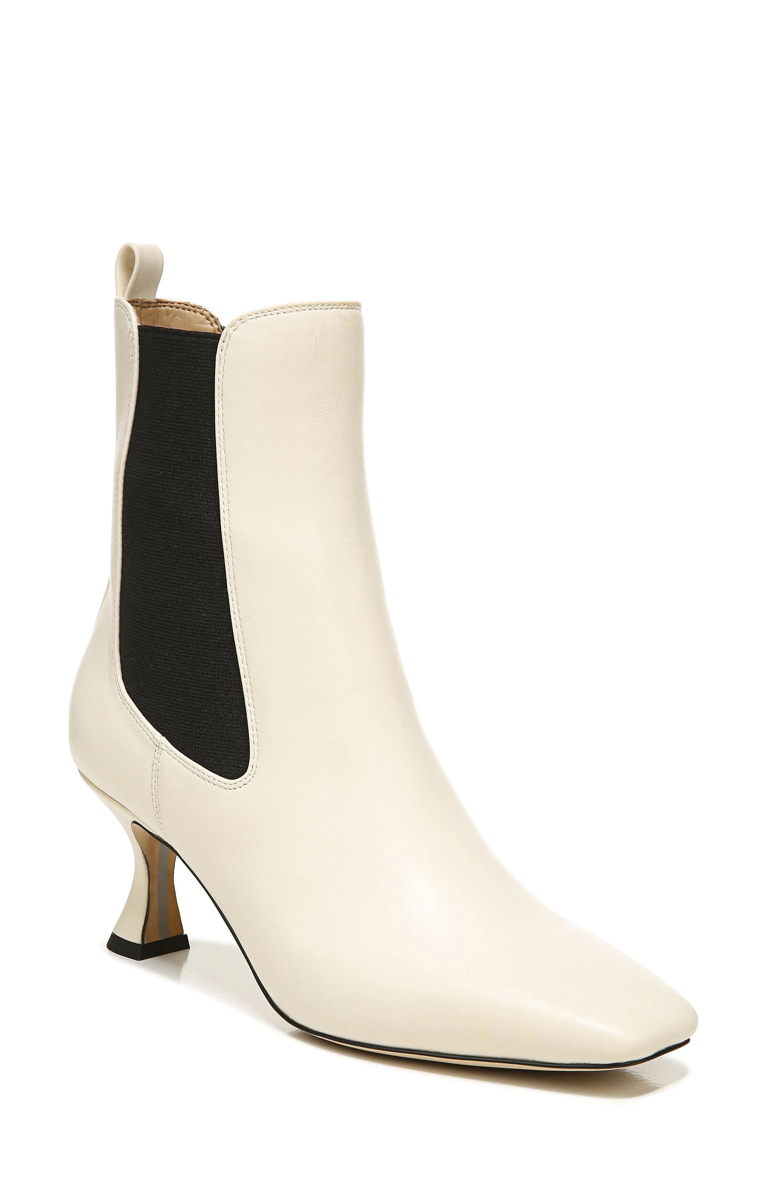 Sam Edelman Lani Square Toe Chelsea Boot, Size 5 in Modern Ivory at Nordstrom | Nordstrom